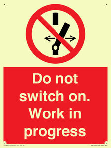 Do not switch on. Work in progress